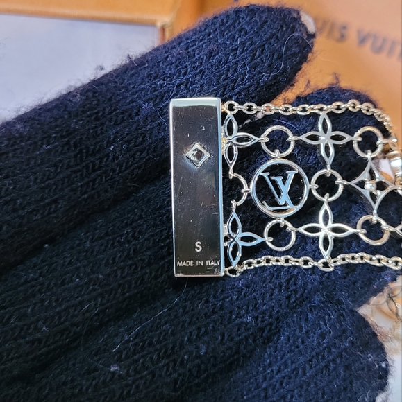 Filigram Gold Tone Bracelet Size Small - Picture 4 of 7